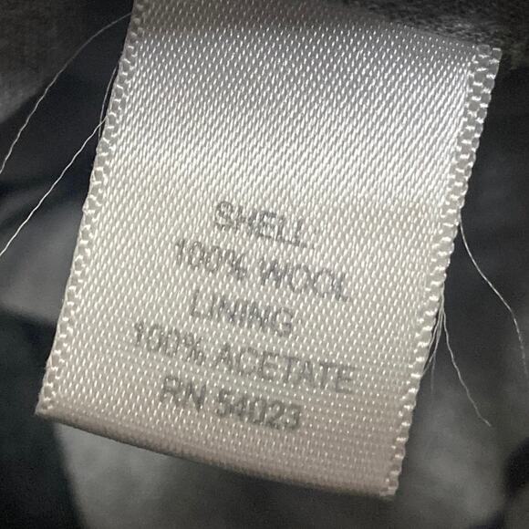 Banana Republic 100% Wool Mens Black Straight Classic Trousers Dress Pants Sz 32 - Picture 4 of 4